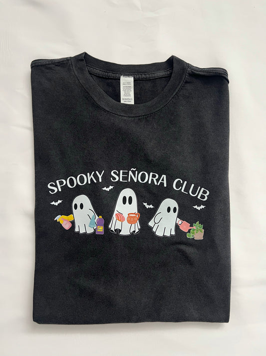 Vintage Black Spooky Señora shirt