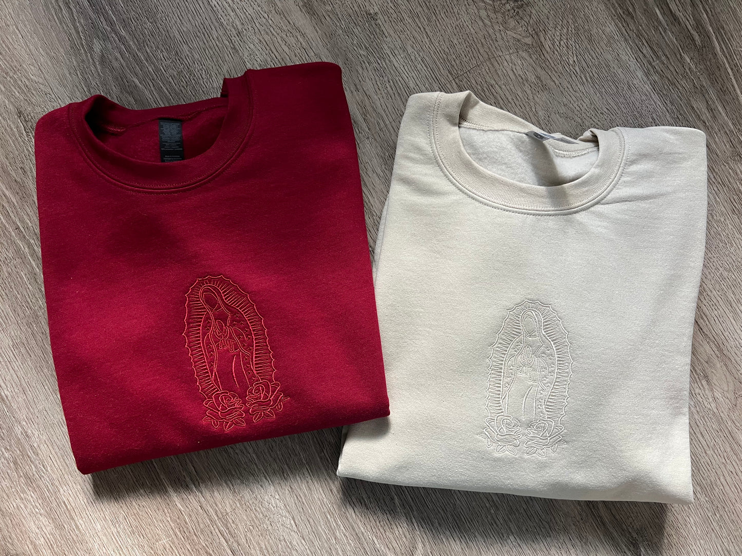 Adult Virgencita Embroidered Sweater