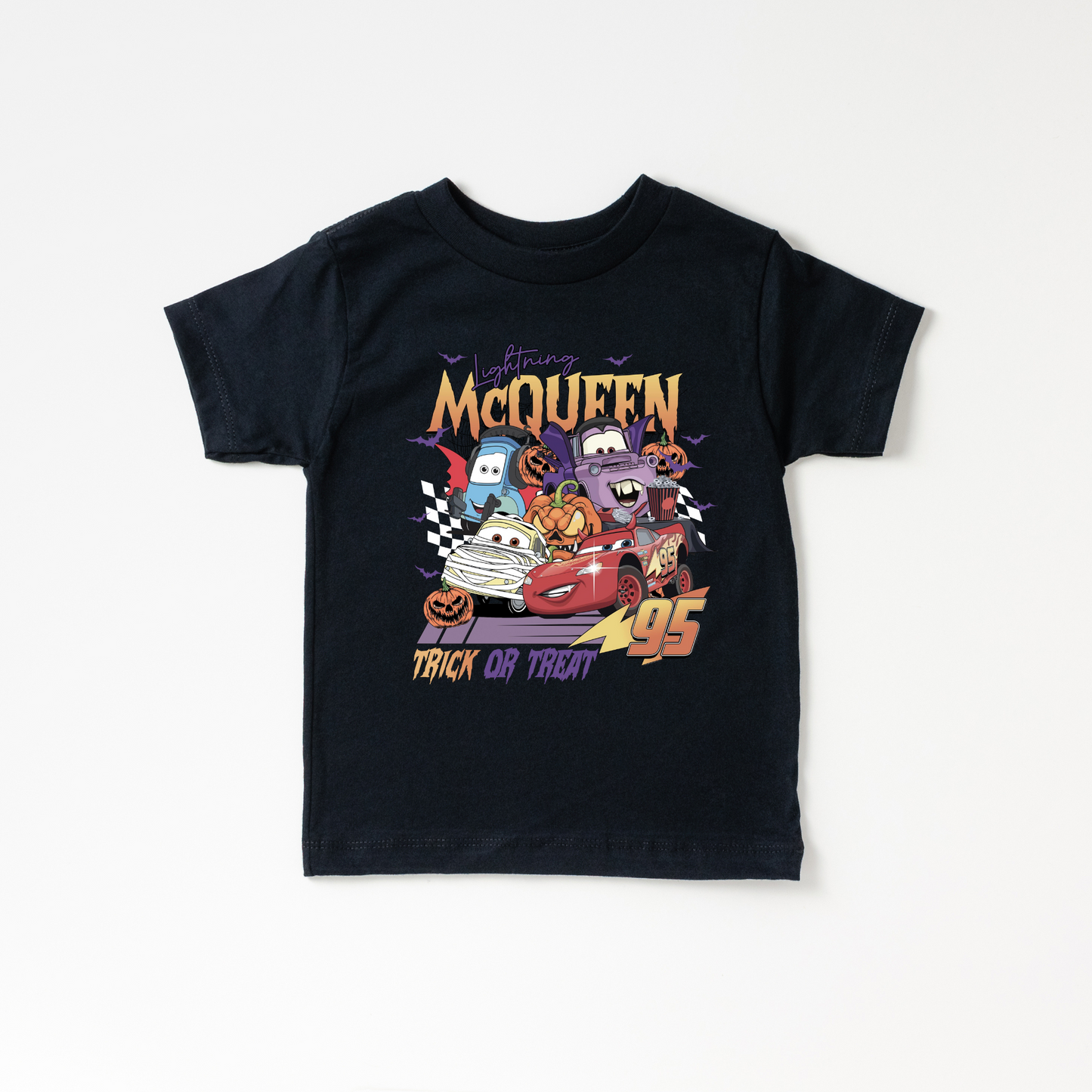 Spooky Lightning Mcqueen Kids Shirt