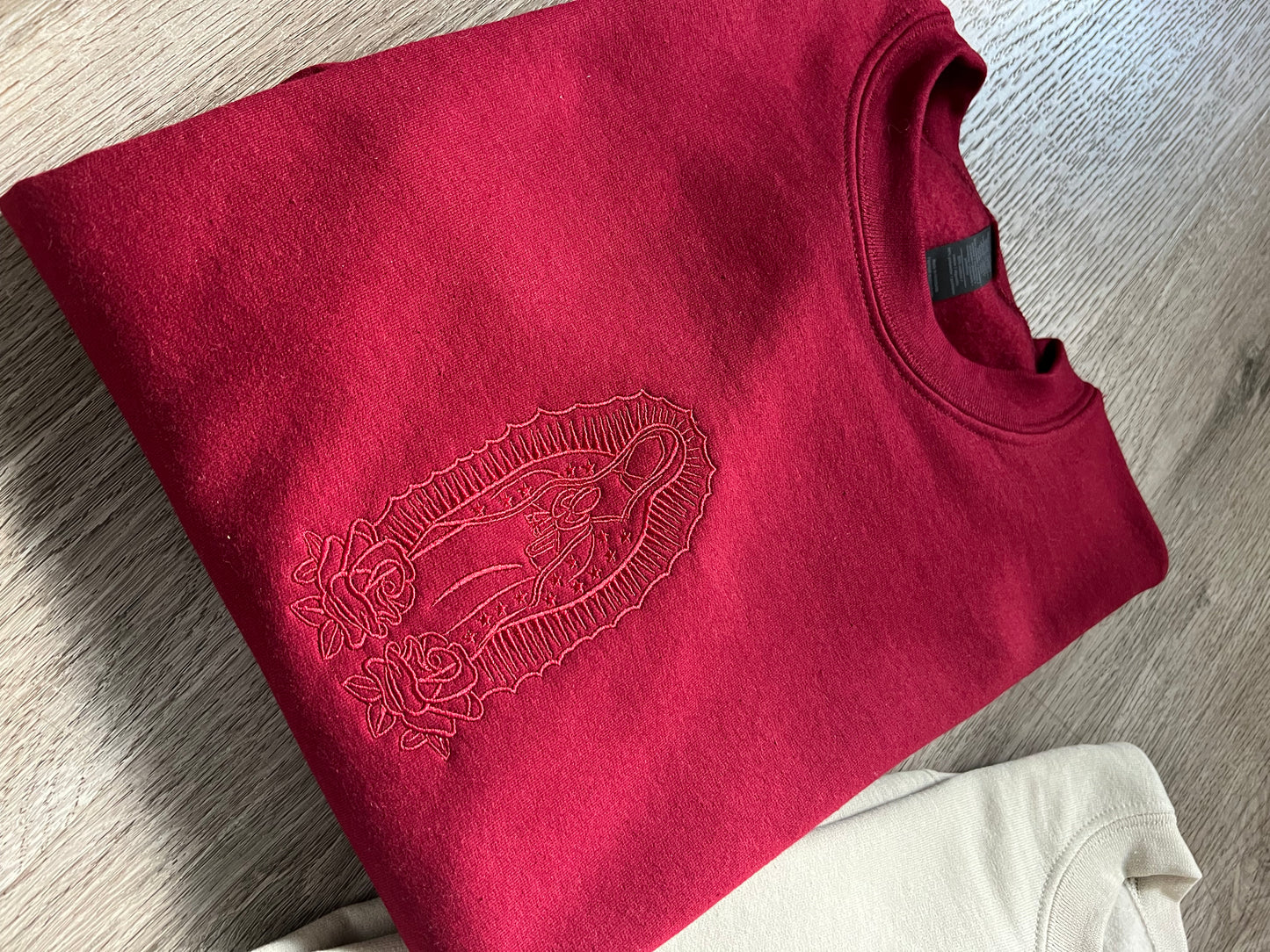 Adult Virgencita Embroidered Sweater