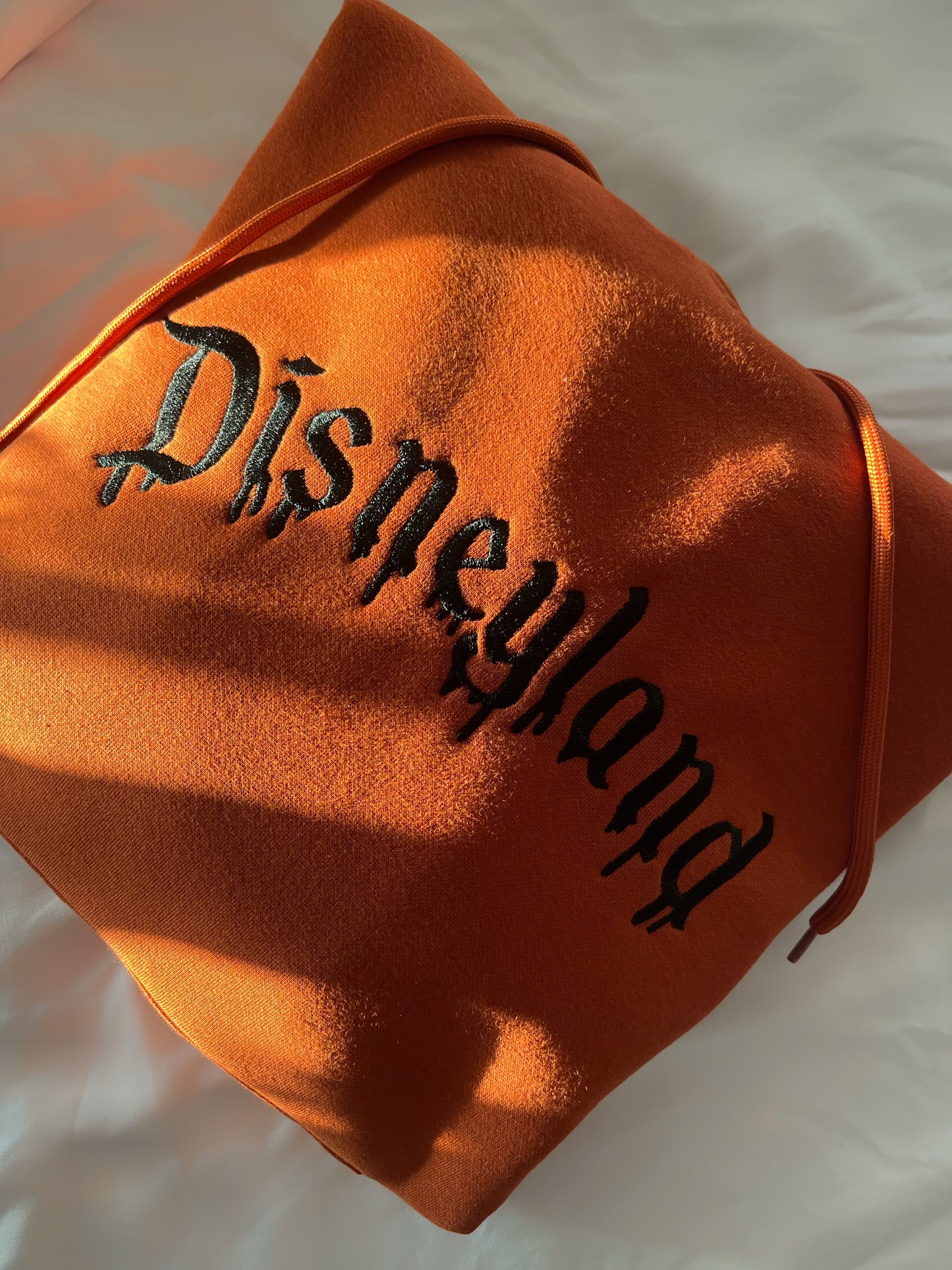 Adult Unisex Orange Halloween Disneyland Hoodie Sweater